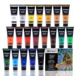 Artecho 20-Color Acrylic Paint Set, 120ml Tubes