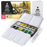 Arteza 12 Earth Tone Watercolor Paint Set