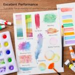 Shuttle Art 36-Color Watercolor Paint Set with Brushes