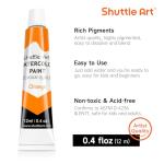 Shuttle Art 36-Color Watercolor Paint Set with Brushes