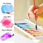 Shuttle Art 36-Color Watercolor Paint Set with Brushes