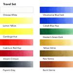 Daler Rowney 12-pc Aquafine Watercolor Travel Set
