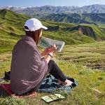 Arteza 12 Earth Tone Watercolor Paint Set