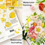 Shuttle Art 36-Color Watercolor Paint Set with Brushes