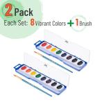 Mr. Pen Washable Watercolor Set, 8 Colors