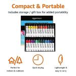 Amazon Basics Watercolor Paint Set, 24 Tubes