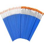 60 Pcs Detail Paint Brushes for Artists