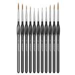 11 Pcs Miniature Detailing Paint Brushes Set