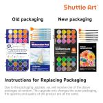 Shuttle Art 43 Pack Watercolor Paint Set