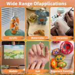 60 Piece Miniature Detail Paint Brush Set