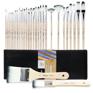 Artecho 32-Piece Paint Brush Set for All Media