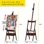 MEEDEN Adjustable H-Frame Easel with Storage Drawer
