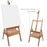 Reuentone Beechwood H-Frame Easel with Storage