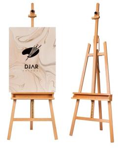 Adjustable Beech Wood Art Easel with Storage Tray
