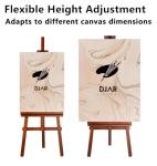 DJAR Adjustable Wooden Art Easel for Painting