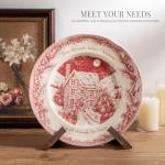 Wooden Plate and Picture Frame Display Stand