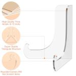 Dooiclear 5 Pack Clear Acrylic Display Stands