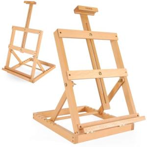 VISWIN Adjustable Beech Wood Tabletop Easel