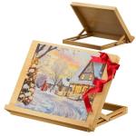 LucyCaz Kids' Tabletop Art Easel, Adjustable & Portable