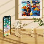 Dooiclear 5 Pack Clear Acrylic Display Stands