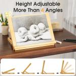 LucyCaz Kids' Tabletop Art Easel, Adjustable & Portable