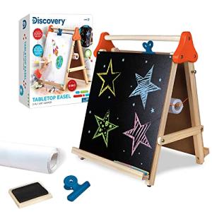 3-in-1 Tabletop Easel with Paper Roll and Clip