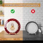 Gold Metal Plate Holder Easel Stand - 3 Pack