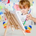 Falling in Art 12-Inch Tabletop Easel Stand (4 Pack)