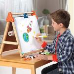 3-in-1 Tabletop Easel with Paper Roll and Clip