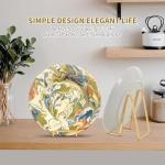 Gold Metal Plate Holder Easel Stand - 3 Pack