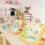 LucyCaz Kids' Tabletop Art Easel, Adjustable & Portable