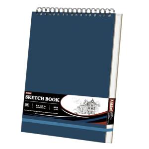 Hardcover Top Spiral Sketch Book - 100 Sheets