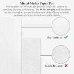 9" x 12" Mixed Media Sketchbook - 60 Sheets