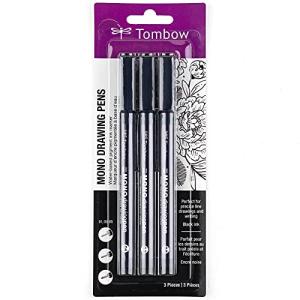 Tombow MONO Drawing Pens 3-Pack - Precise Tips