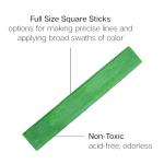 KINGART 24-Piece Vibrant Chalk Pastels Set