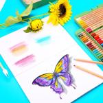 KALOUR 72-Color Pro Pastel Chalk Pencils