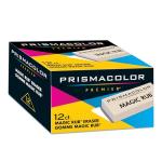 Prismacolor Magic Rub Vinyl Erasers, White, 12 Pack