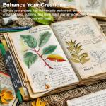 36 Dual Brush Markers for Adult Coloring