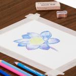 Prismacolor Magic Rub Vinyl Erasers, White, 12 Pack