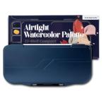 Transon Folding Watercolor Palette with Lid, 18 Wells