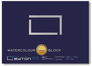 100% Cotton Watercolor Paper Block - 20 Sheets