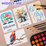 AROIC 50 Sheets Watercolor Paper in 6 Sizes