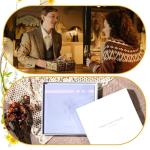 Yoment Purple Hardcover Sketchbook with Pencils, 160 Pages