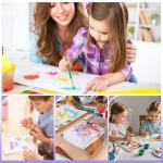 AROIC 50 Sheets Watercolor Paper in 6 Sizes