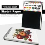 9" x 12" Top Spiral Sketch Book, 100 Sheets