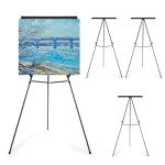 Adjustable Aluminum Flip Chart Easel Stand - 4 Pack