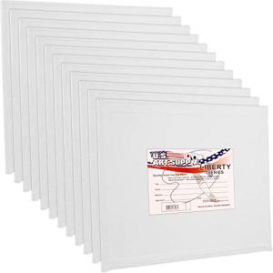 12 Pack 12x12 Inch Heavyweight Art Canvas Panels