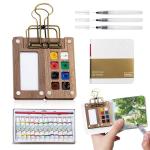 Esoes Mini Watercolor Paint Set with 12 Colors