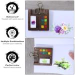 Mini Portable Watercolor Palette with Clip