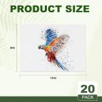 ESRICH 20 Pack 8x10 Canvas Boards for Painting